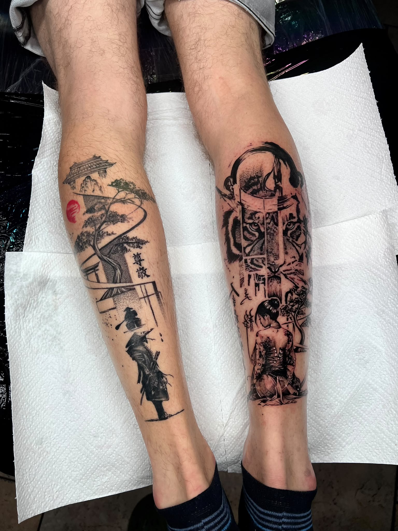 Japanische Kompositionen — Tattoo von Ciprian Grapa